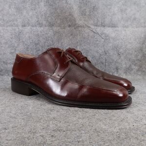 Giorgio Brutini Shoes Mens 12 Oxford Chukka Dress Classic Leather Lace Up Brown